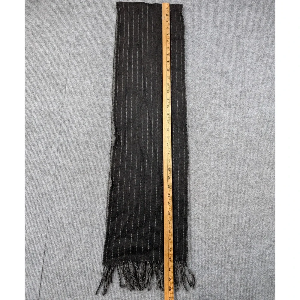 Polo Ralph Lauren Scarf Mens One Size Rectangle Italy Wool Quiet Luxury Timeless